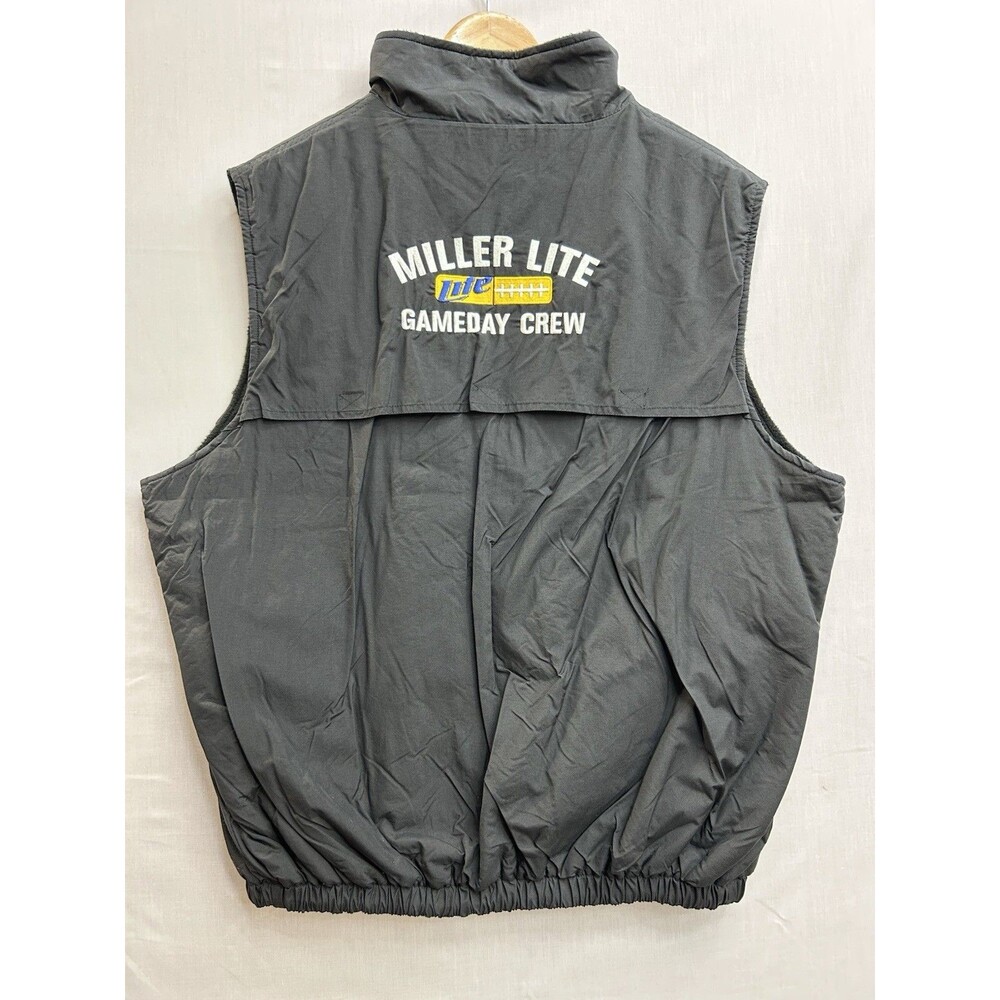 NOS Miller Lite Game Day Crew Vest Dunbrooke NWT Men’s XL Full Zip - Picture 3 of 10